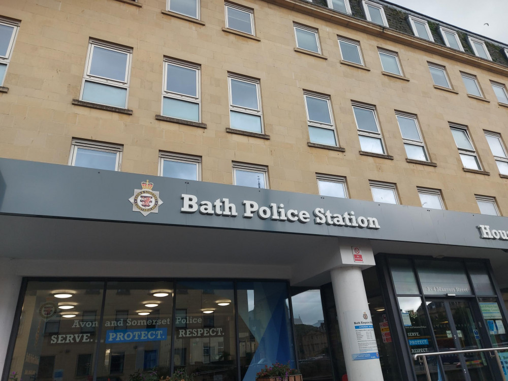 Bath Police Station: Photo Midsomer Norton Nub News 