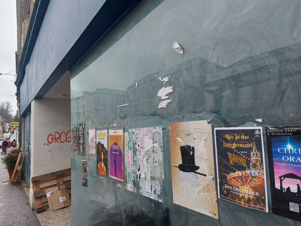 The former Shoe Zone shop in Frome empty for years. Photo Frome Nub News 