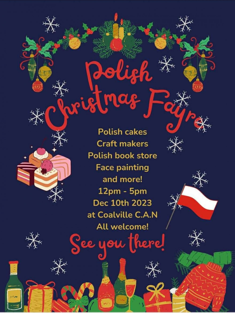 Polish Christmas Fair  at CAN HQ, Memorial Square, Coalville, Leicestershire