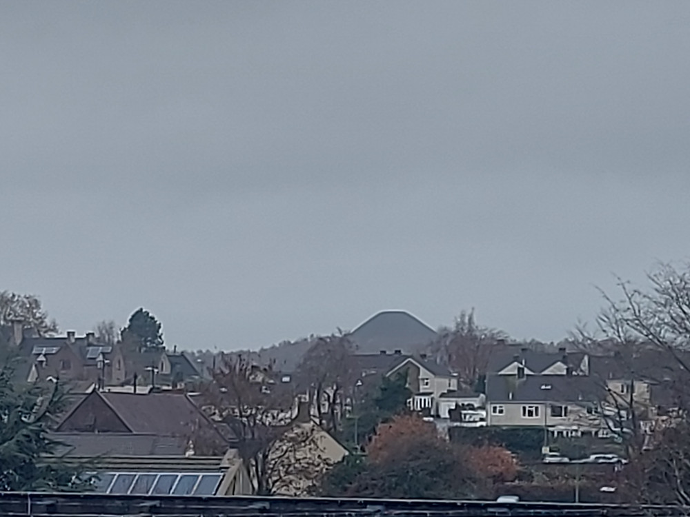 The skyline of Midsomer Norton December 7. Photo Midsomer Norton Nub News 