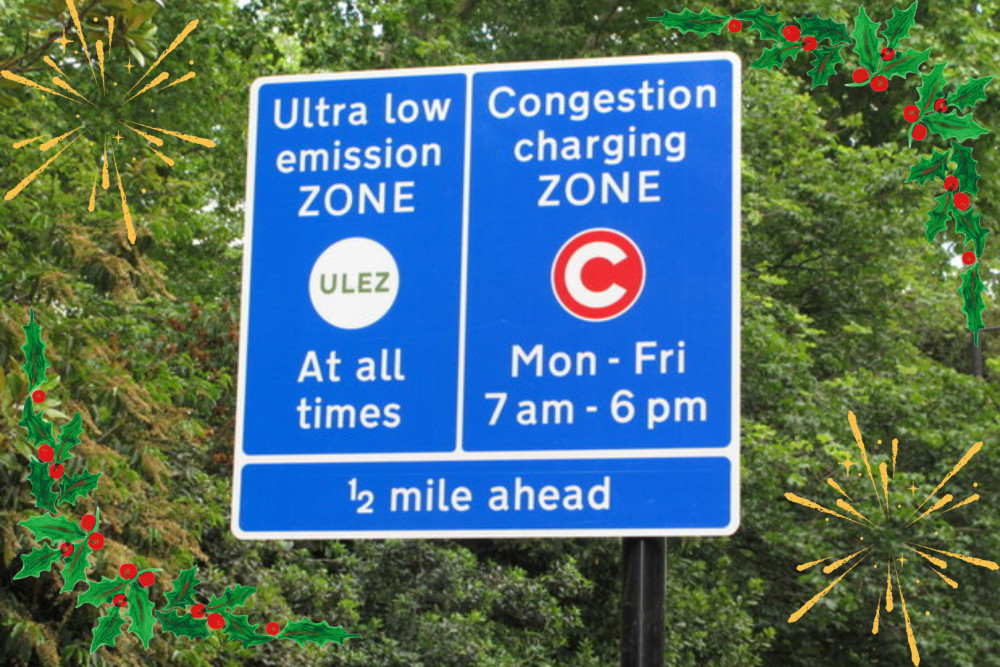 No Congestion Charge in London between 25 December and 1 January (credit: David Hawgood).