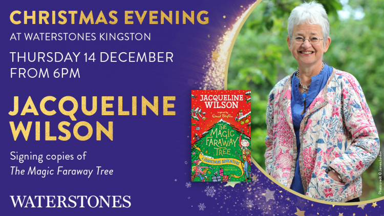 Waterstones Christmas Evening with Jacqueline Wilson. (Photo: Kingston Waterstones)