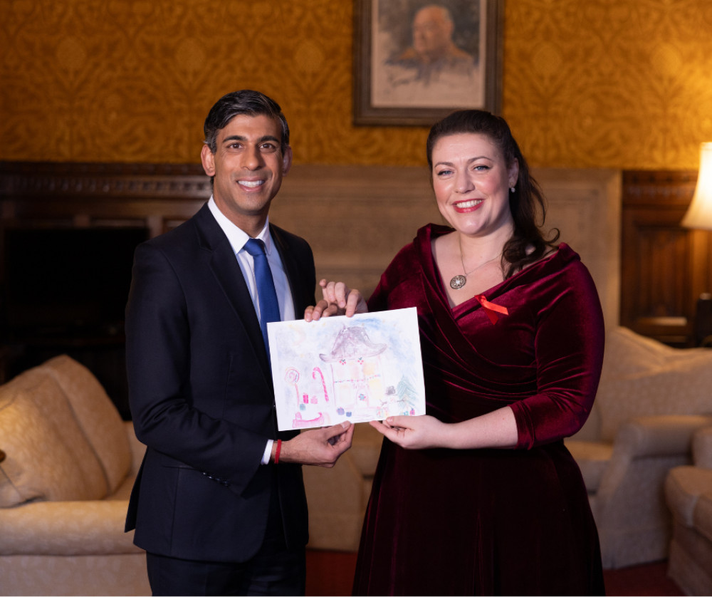 Winners of Rutland and Melton MP's annual Christmas card competition