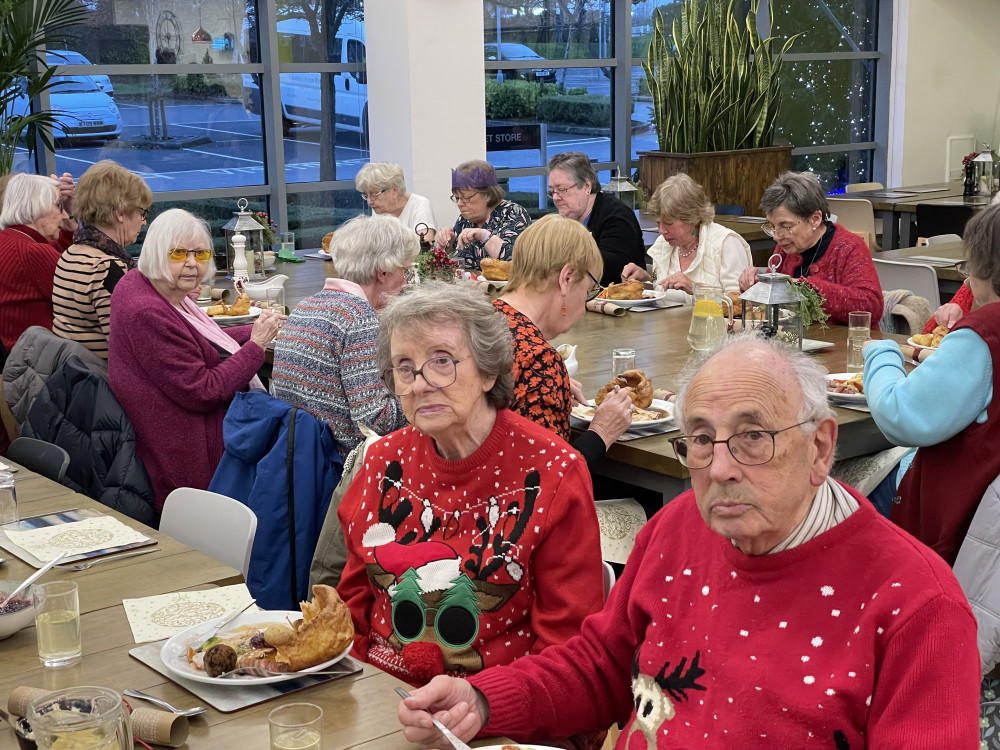 Rutlanders were treated to a Christmas dinner at Lands' End with VAR. Image credit: LDRS. 