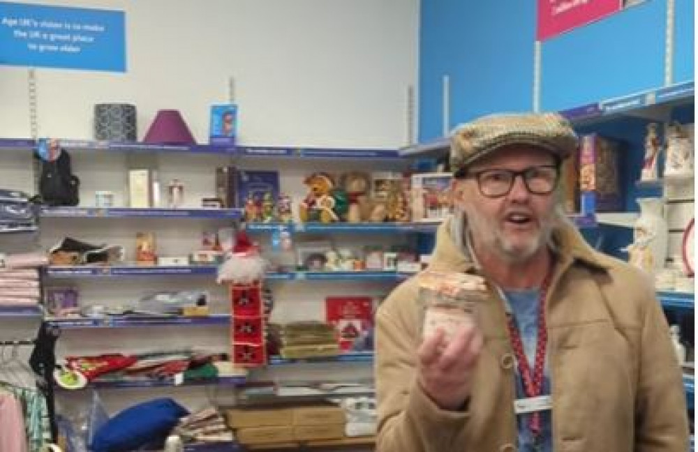 Don't get in a pickle : The viral video that is selling Age UK in Radstock