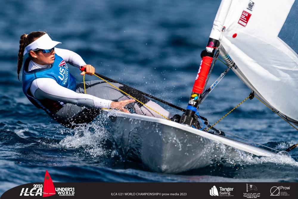 Floridan sailor Audrey F at U21 World Champs (Picture: Royal Hospital School)