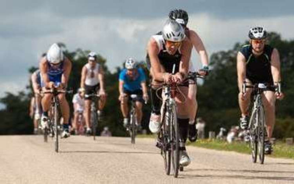 Cyclists in Richmond Park, where the speed limit is 20mph for cars (Image: London Duathlon)