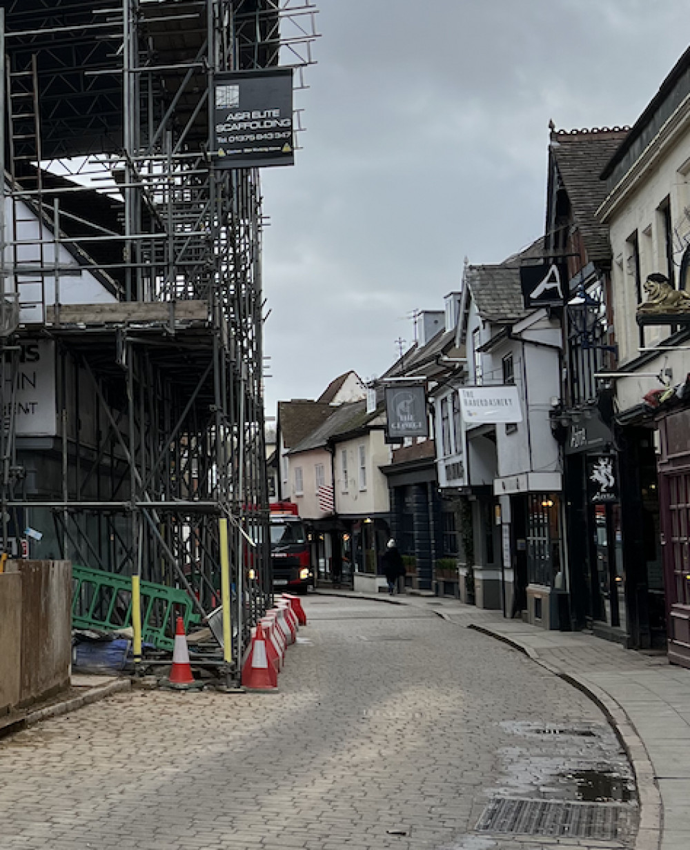 North Herts Council force 'Let's Party' turn into No Party. PICTURE: Bucklersbury, where Mr Miceli's previous venture Uva Wines was situated prior to the pandemic. CREDIT: Hitchin Nub News 