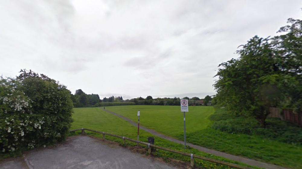 Police are appealing for information following a fire in the park near Chestnut Avenue, Cheadle (Image - Google Maps)