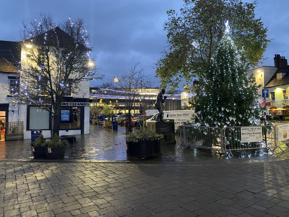 More Christmas lights have been installed in Warwick than ever before this year (image by James Smith)