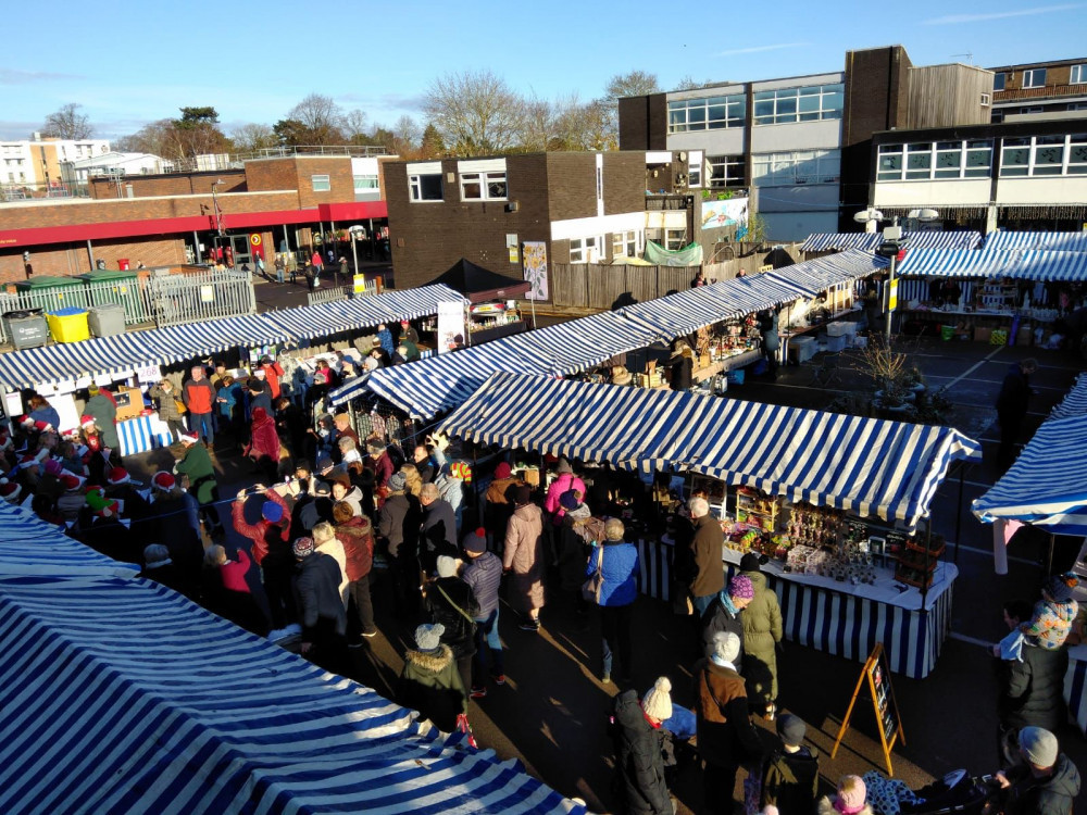 It's the annual Christmas Market in Talisman Square this weekend (image via Advent PR)