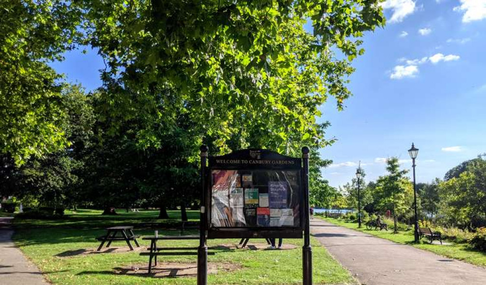 Canbury Gardens on Kingston riverside (Image: Ellie Brown)