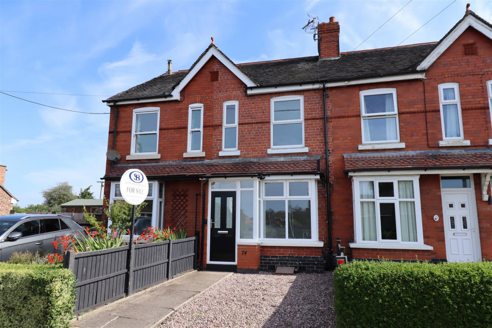 The fully renovated two-bedroom mid-terraced home, on Cemetery Road, Weston (Nub News).