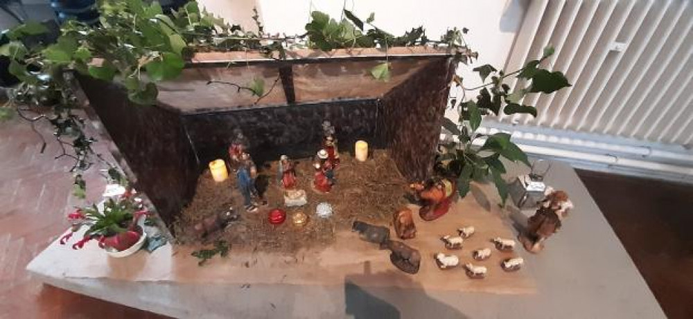 The Christmas crib. Picture - Jill Minchen. 