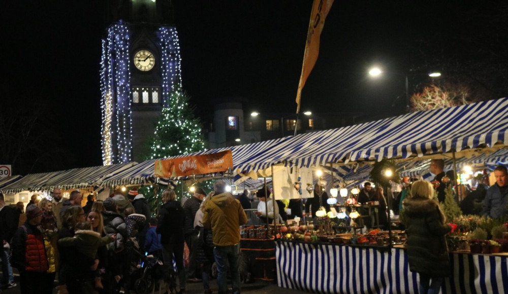 Here is when markets will be running over Christmas (image via CJ's Events Warwickshire)