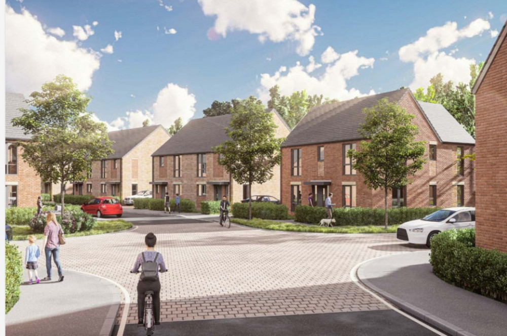 Thousands of houses will eventually be built in Upper Lighthorne (image via Countryside Partnerships)