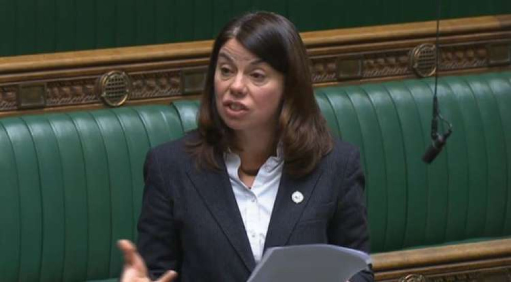 Sarah Olney in the debate on Friday