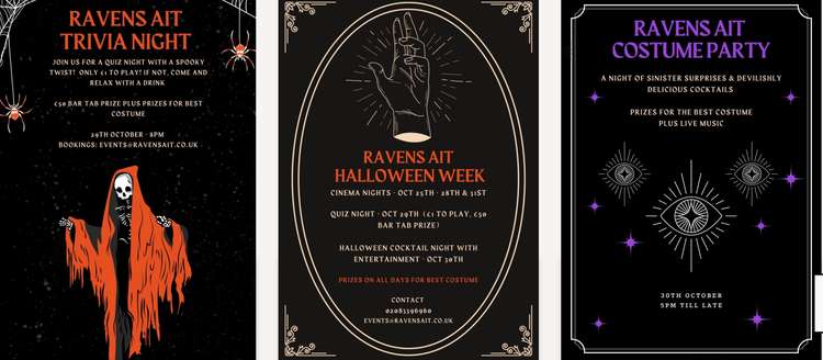 The 7 spooky events - will you be going? (Image: Ravens Ait)