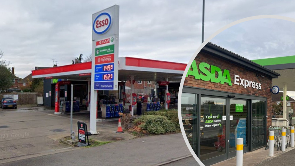 The Asda Express store officially opened at the Esso filling station on Stratford Road in November (image via google.maps / Asda)