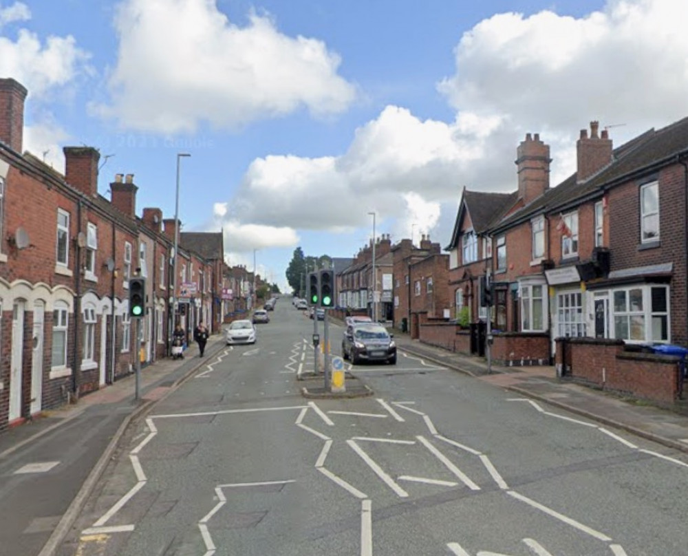 Police were called to Hamil Road, Burslem, just after 11pm on Thursday 14 December (Google).