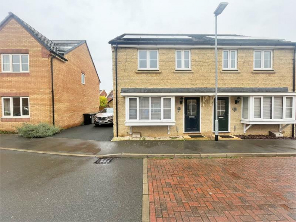 The listing is located in Blacksmiths Avenue, Oakham. Image credit: TLC Property Sales. 