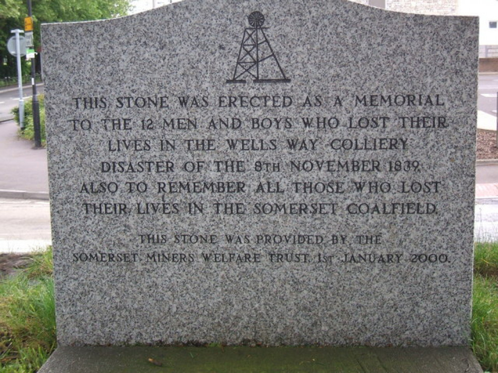 The miners memorial in Midsomer Norton 