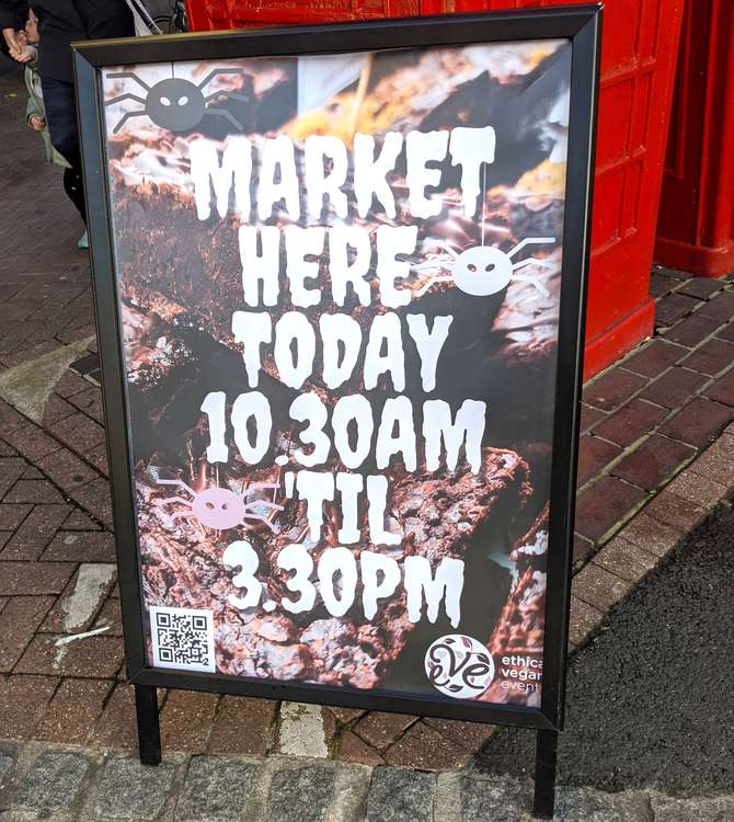 The market was run by Ethical Vegan Events and had a Halloween theme (Image: Ellie Brown)