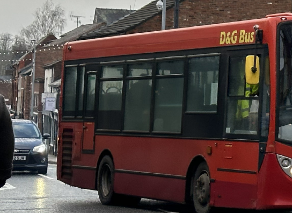 A D&G Bus in Macclesfield. (Image - Macclesfield Nub News) 