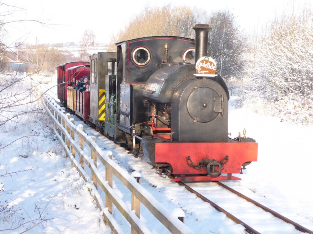 There are plenty of festive events taking place this weekend, including a Santa train (Apedale Valley Light Railway).