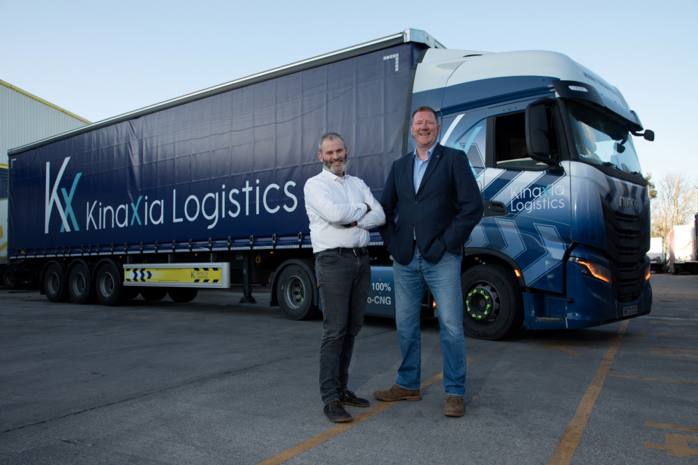 James Hathaway and Steve Pollock of Kinaxia Logistics. 