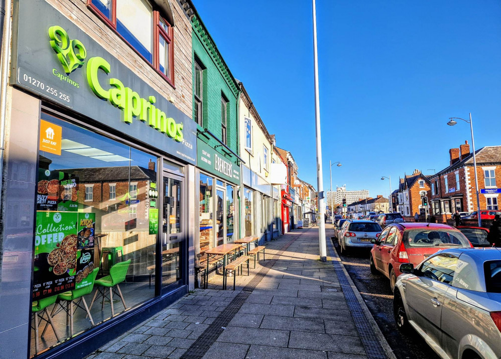 Caprino's Pizza, Nantwich Road, had a premises license application approved to serve food until 2am at weekends and 1am on weekdays (Ryan Parker).