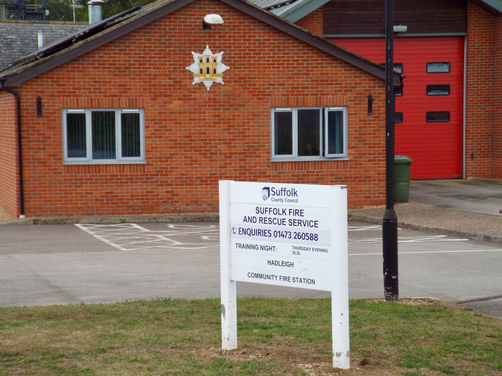 Hadleigh fire crew went to Lowestoft (Picture: Nub News)