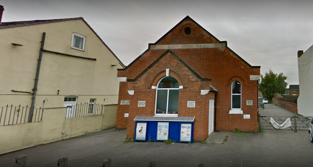 Coalville Adult School Hall, Bridge Street. Photo: Google