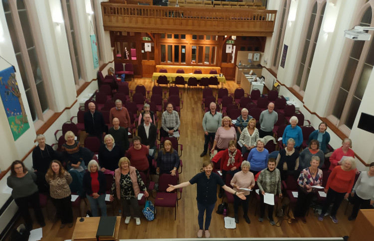 The connunity choir Bad Vibrations restarts in January