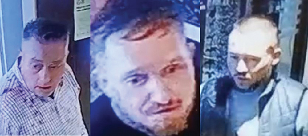 The three men Essex Police are seeking. 