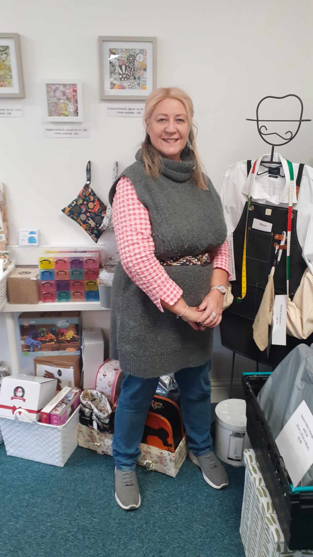 Retired detective, Sue O'Connell has launched a new craft business in Sandbach. (Photo: Nub News)