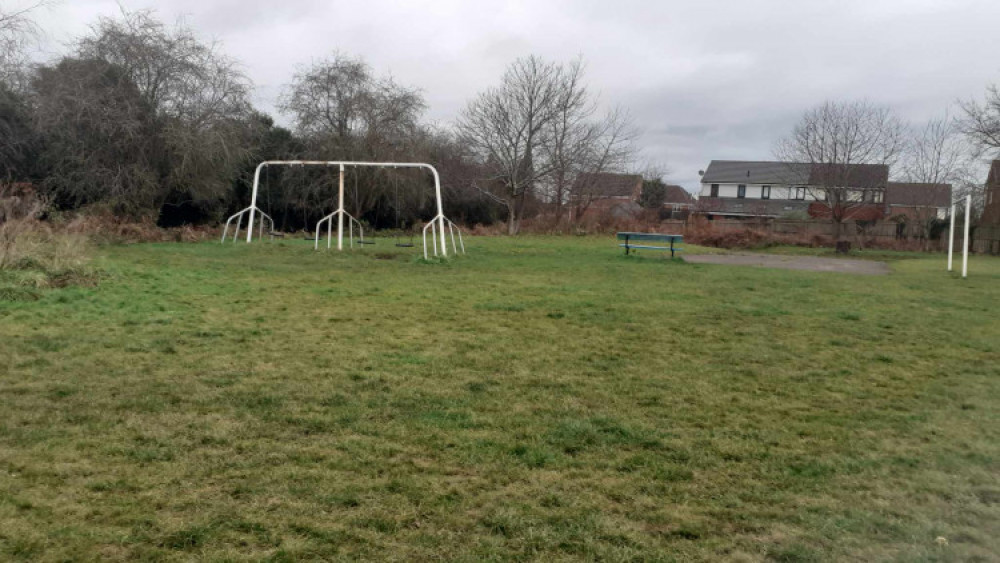 The playing field in Sandy Lane once hosted football matches. (Photo: Nub News)