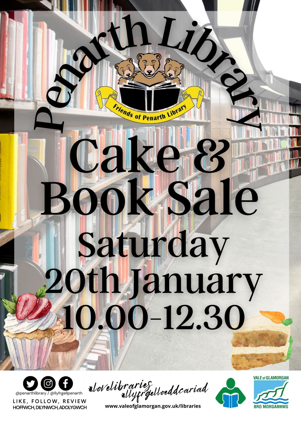 Friends of Penarth Library Cake and Book Sale