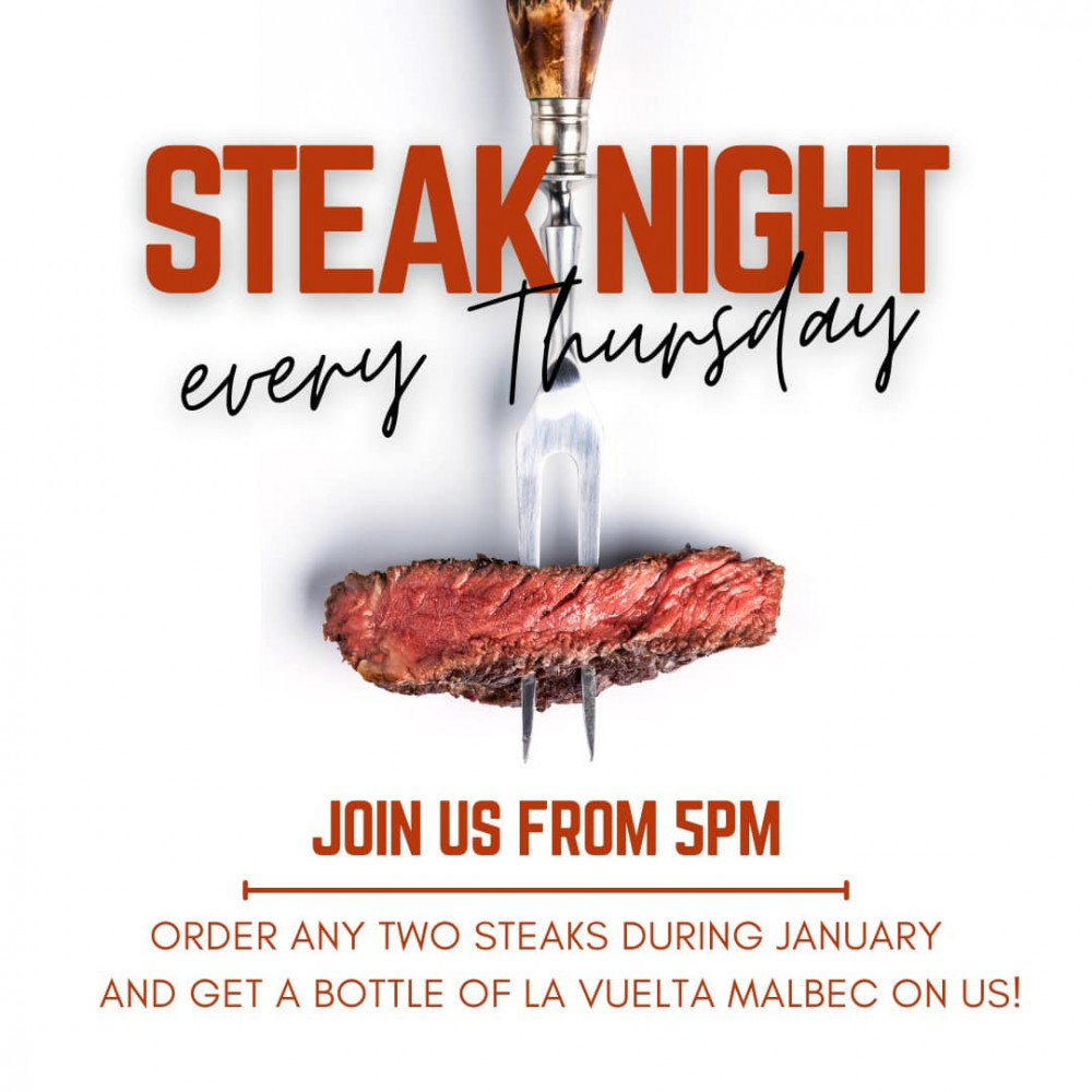 The Turks Head launches new Thursday steak night! (Photo Credit: The Turks Head).