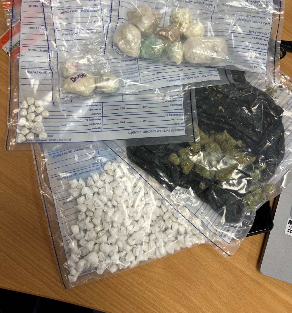 Seized drugs in Luton 