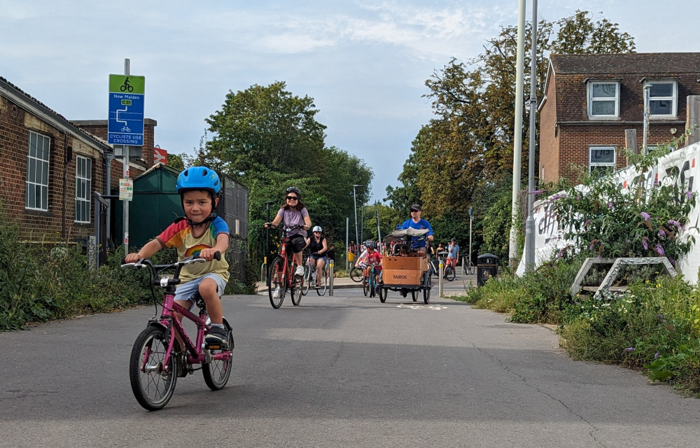 Join Kingston Cycle Campaign's family-friendly cycle ride. (Photo: Graham Buckingham)