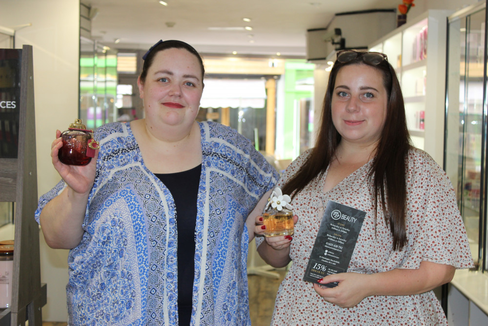 Hannah and Sarah of FD Beauty Macclesfield. (Image - Macclesfield Nub News)