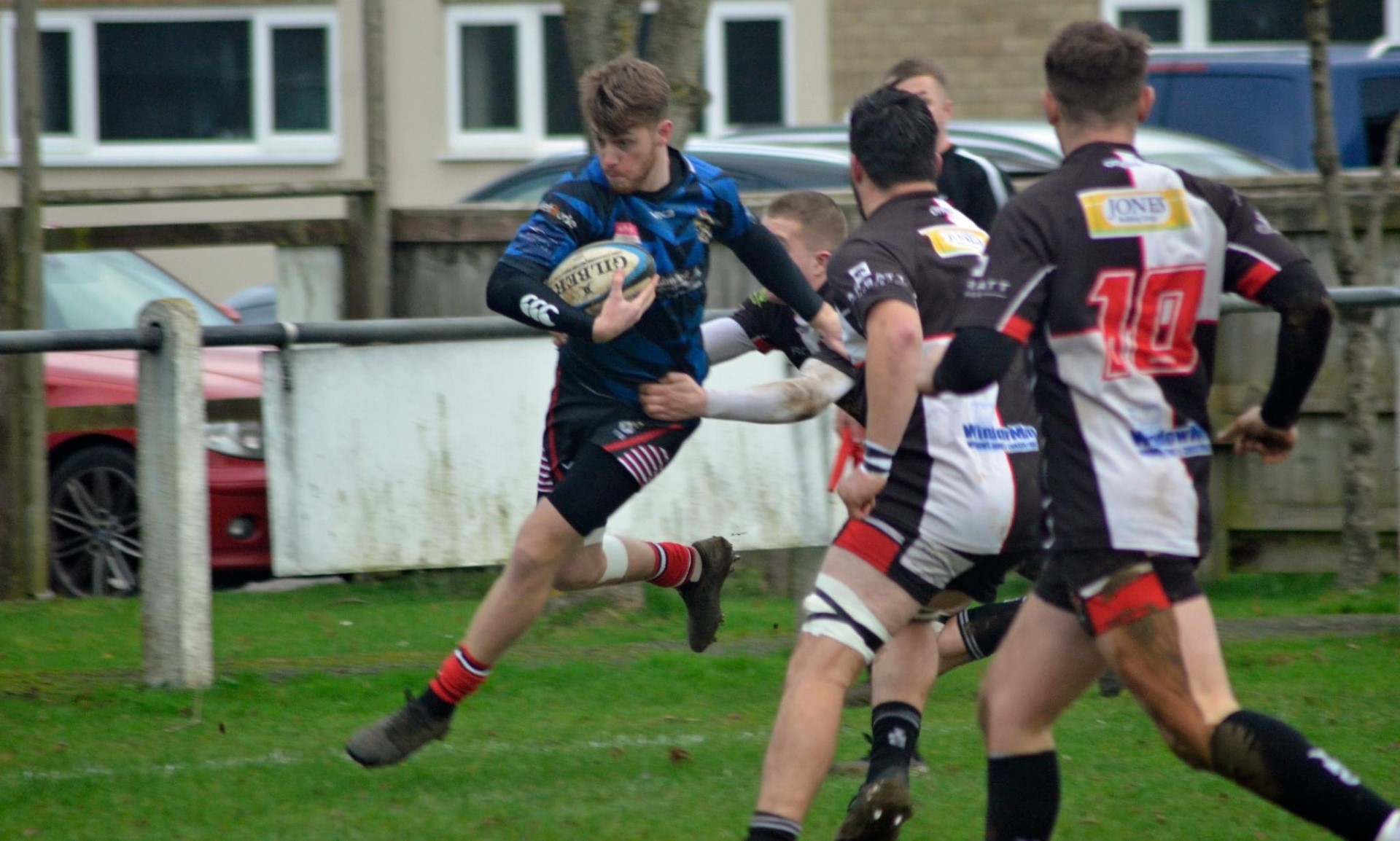 Photos by Mark Sangster  (Frome RFC in Blue/Black) Frome RFC first team against Yeovil RFC 