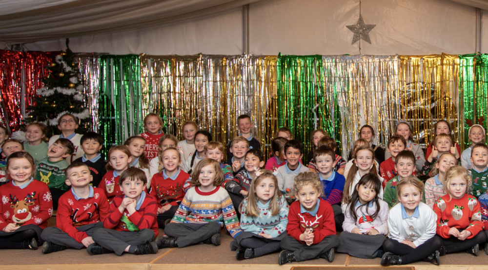 Some of the children which took part in the performance. (Image - Adlington Primary School)