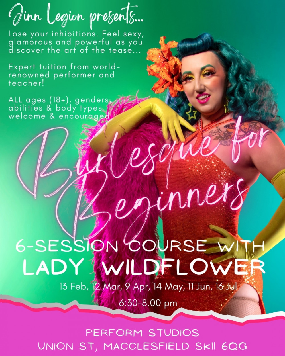 Beginners Burlesque Course with LADY WILDFLOWER