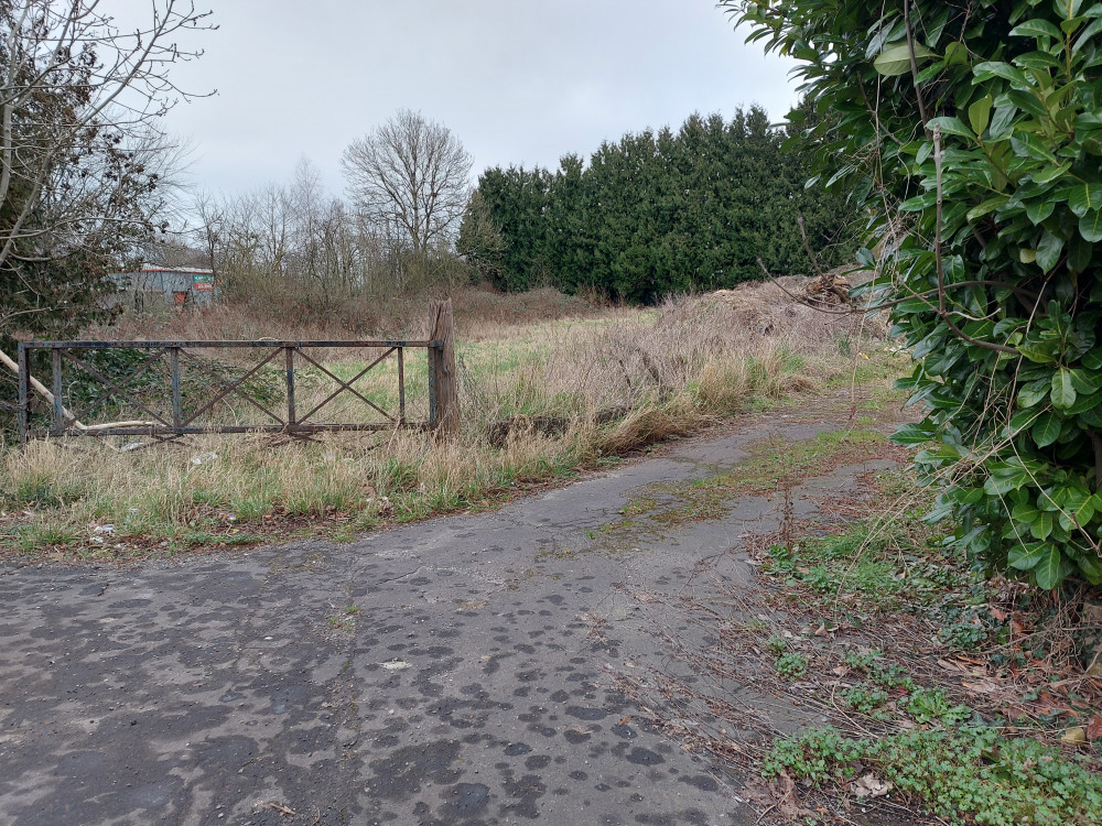 The application is for this land in Westfield alongside the A367 ( image Midsomer Norton Nub News) 