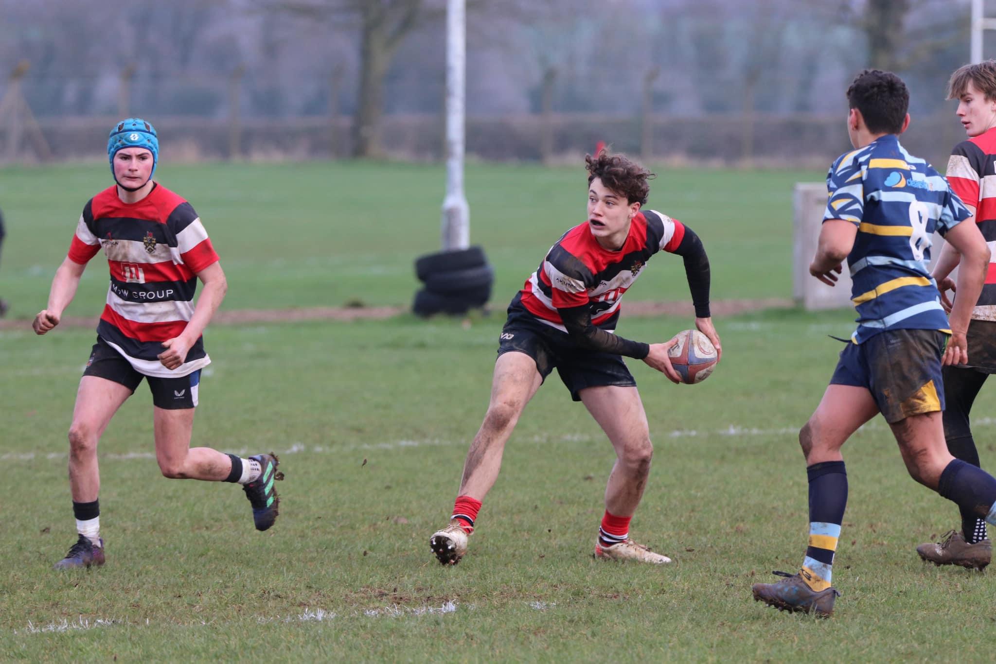 A great display of rugby by both Frome RFC Under 15s and West Wiltshire Warriors (image by Katie White) 