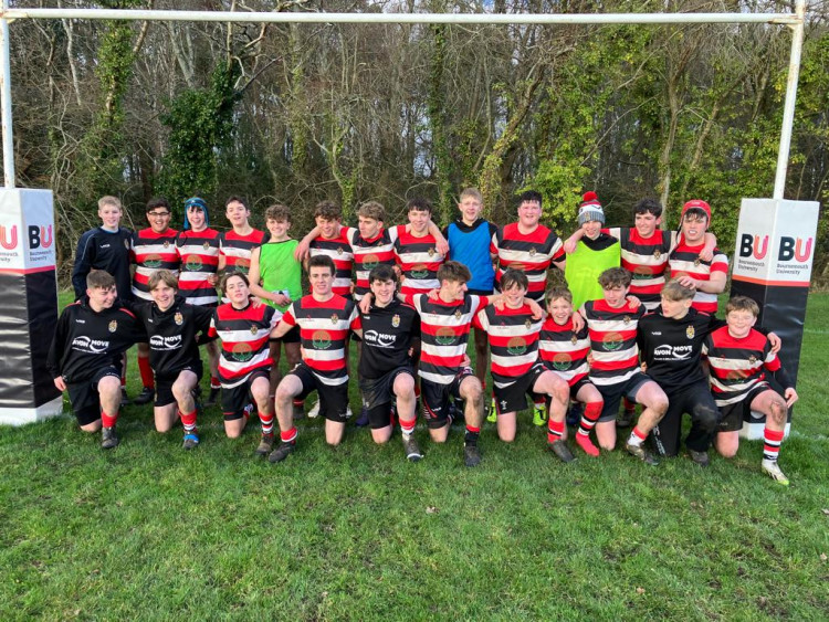 Frome RFC Under 16 squad (image Frome RFC) 