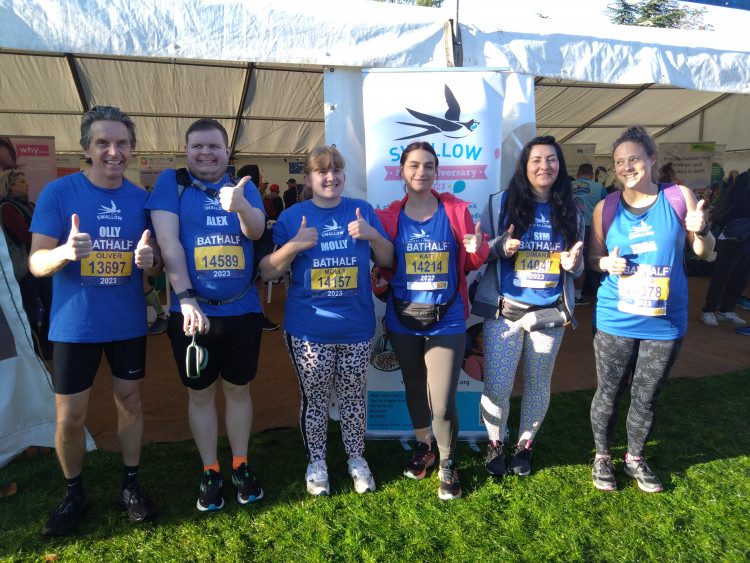 Some of SWALLOW's fabulous 2023 runners, image SWALLOW charity