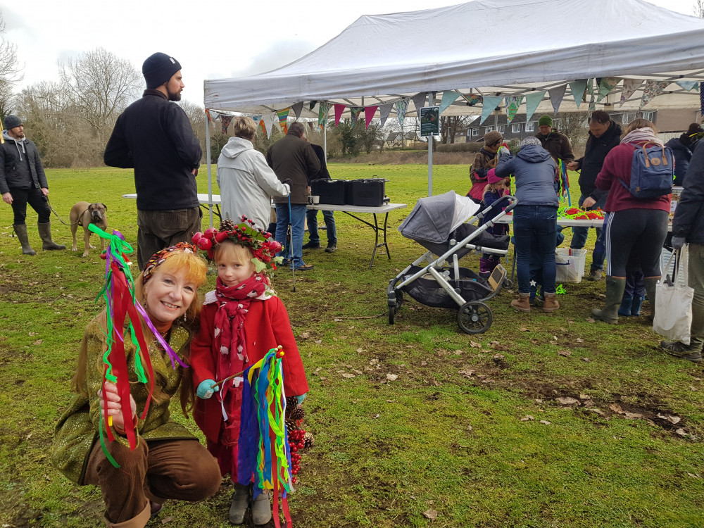 Wassailers at the 2023 event, image Frome Town Council 